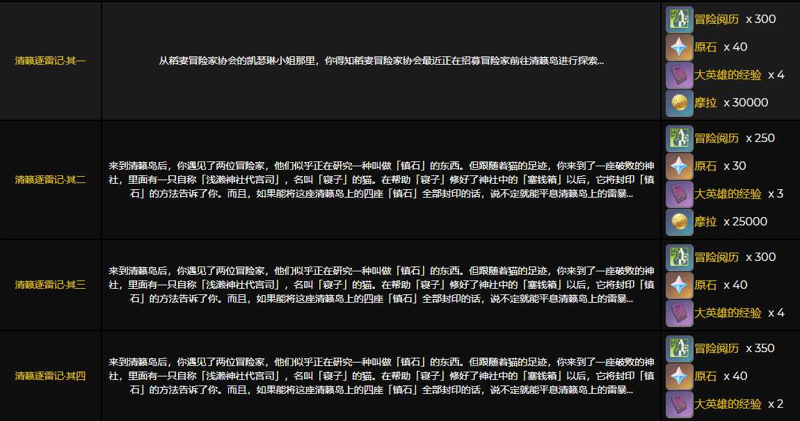 原神清籁逐雷记怎么做
