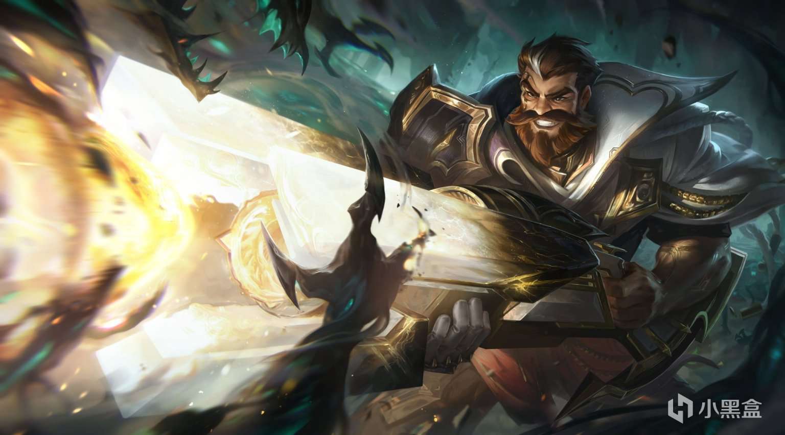 《LOL》光明哨兵男枪皮肤外观