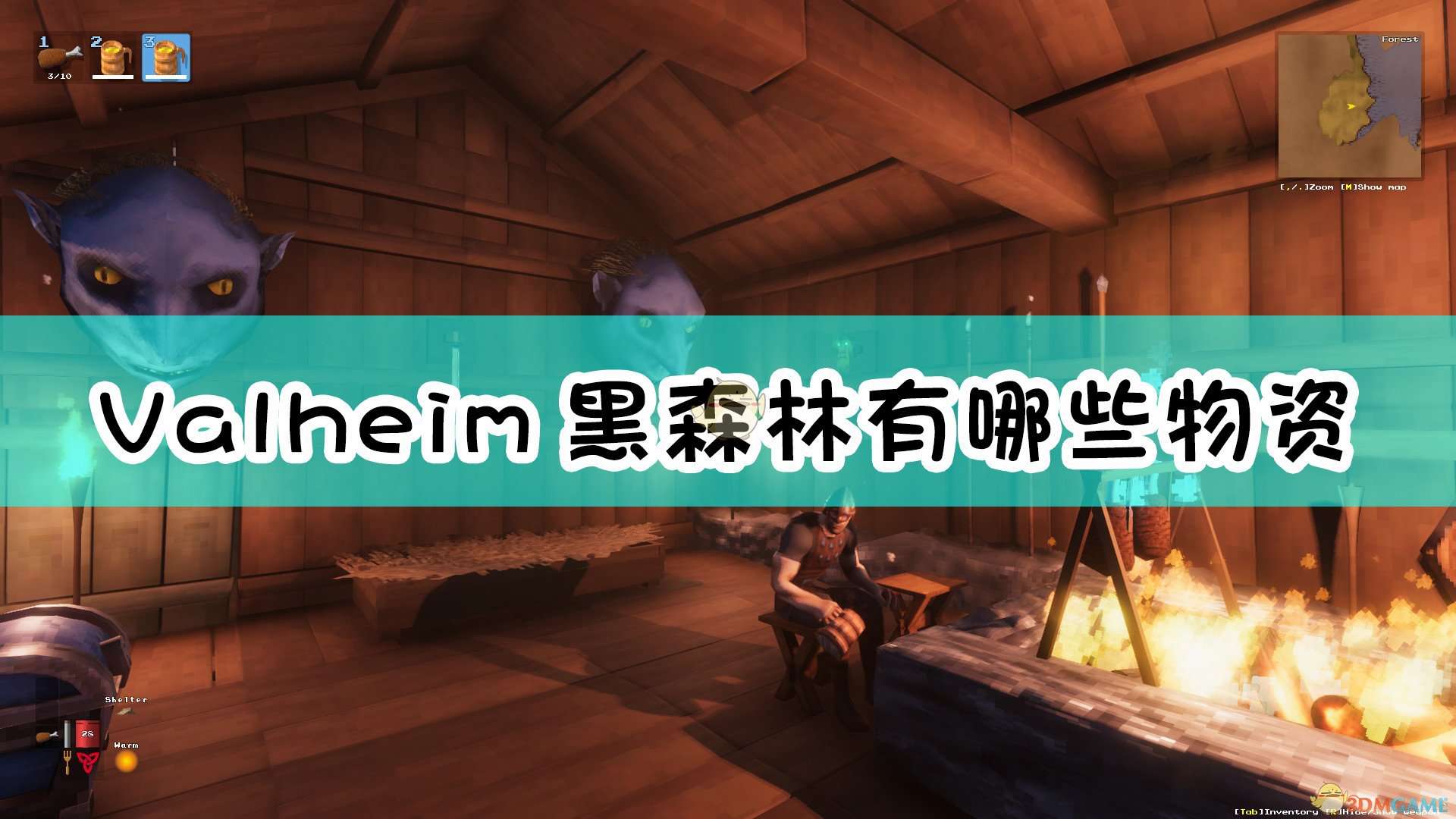 《Valheim：英灵神殿》黑森林主要物资介绍