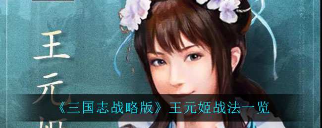 《三国志战略版》王元姬战法一览