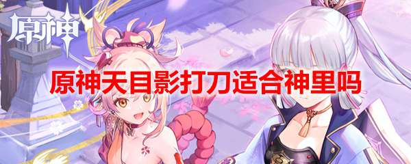 原神天目影打刀适合神里吗