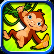 香蕉的猴子跳
