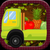 水果和蔬菜怪物卡车